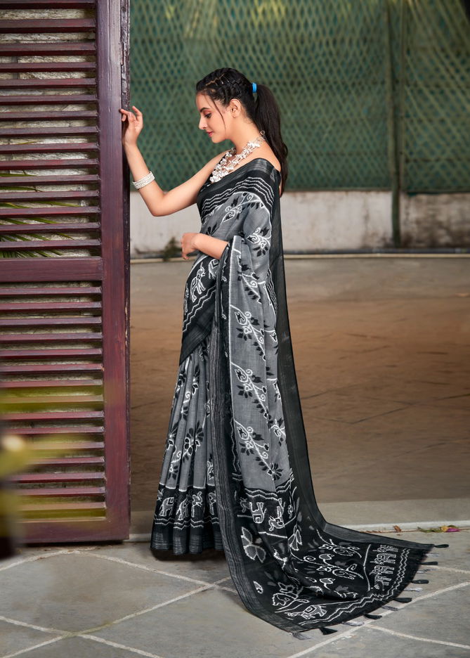 Shvetambar Black Patola Wholesale Designer Saree Catalog